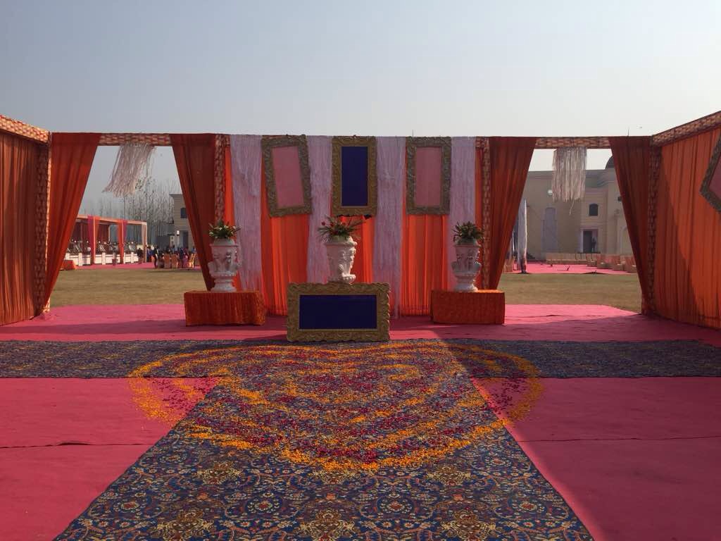 Bright hall interior